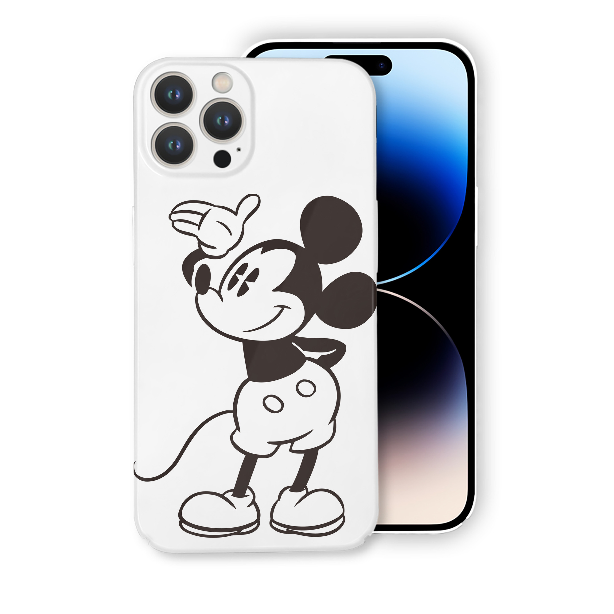 （画像用） ミッキーマウス Mickey Mouse 【iPhone 14シリーズ対応】ハードケース
